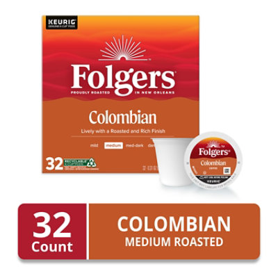 Folgers Coffee Colombian K-cup - 32 CT - Image 2