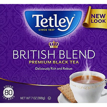 Tetley British Blend Tea - 80 CT - Image 2