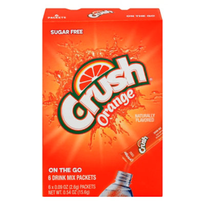 Crush Powdered Drink Mix Orange - 6 CT - Image 3