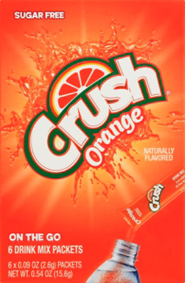 Crush Powdered Drink Mix Orange - 6 CT - Image 2