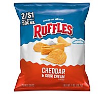 Ruffles Cheddar & Sour Cream Potato Chips - 1 OZ