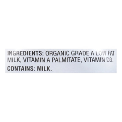 O Organics Milk Aseptic Low Fat - 8 Fl. Oz. - Image 4