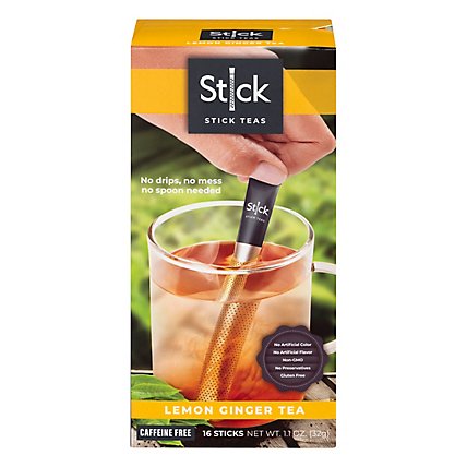 Stick Beverages Tea Lemon Ginger - 16 PC - Image 3