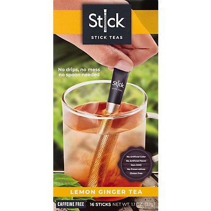 Stick Beverages Tea Lemon Ginger - 16 PC - Image 2