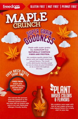 Freedom Foods Cereal Gf Maple Crunch - 10.6 OZ - Image 6