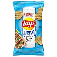 Lays Wavy Potato Chips Carnitas Street Taco - 7.5 OZ - Image 3