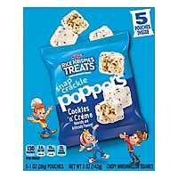 Rice Krispies Treats Snap Crackle Poppers Crispy Marshmallow Squares Cookies n CrÃ¨me - 5 Oz - Image 1