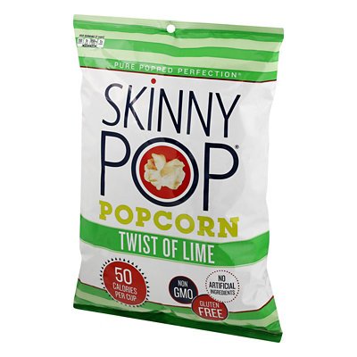 SkinnyPop Twist of Lime Popcorn Grocery Size Bag - 4.4 Oz - Image 3