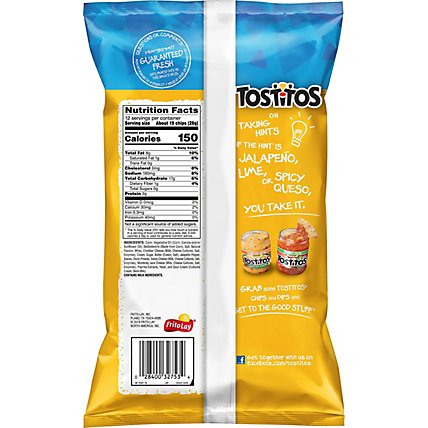 Tostitos Hint Of Spicy Queso Tortilla Chip - 12 OZ - Image 6