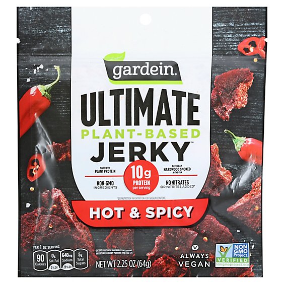 Gardein Hot And Spicy Ultimate Plant Based Jerky - 2.5 Oz