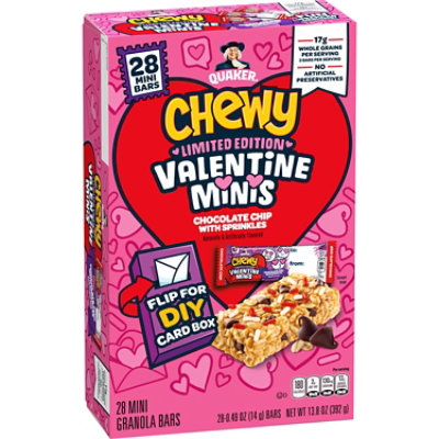 Quaker Valentine Minis Chewy Granola Bar - 28-.49 OZ - Image 1