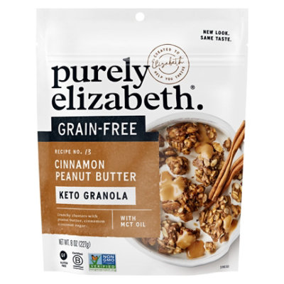 Purely Elizabeth Grain-Free Cinnamon Peanut Butter Granola - 8 Oz - Image 3