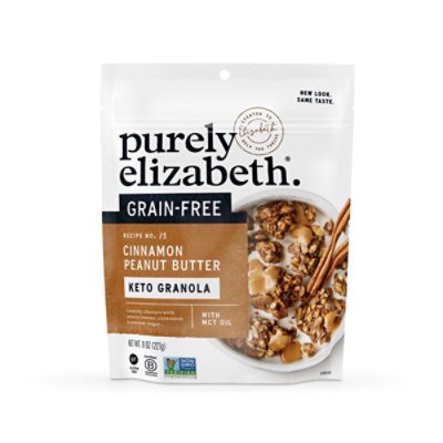 Purely Elizabeth Grain-Free Cinnamon Peanut Butter Granola - 8 Oz - Image 2