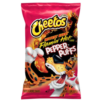 CHEETOS Flamin Hot Pepper Puffs - 7 OZ - Image 3