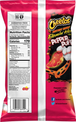 CHEETOS Flamin Hot Pepper Puffs - 7 OZ - Image 6