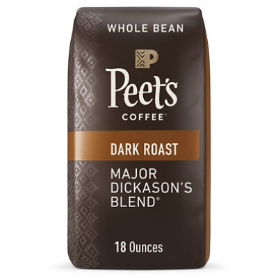 Peet's Coffee Major Dickasons Blend Dark Roast Whole Bean Coffee Bag - 18 Oz - Image 1