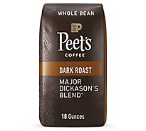 Peet's Coffee Major Dickasons Blend Dark Roast Whole Bean Coffee Bag - 18 Oz