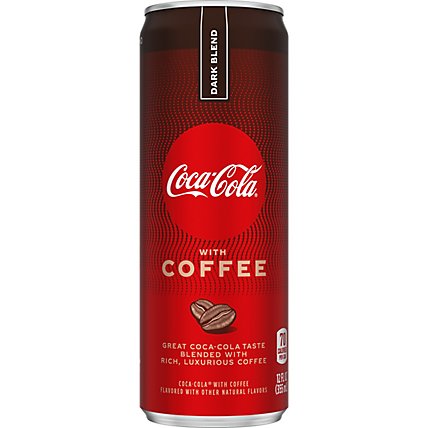 Coca-Cola Soda with Coffee Dark Blend Can - 12 Fl. Oz. - Image 2