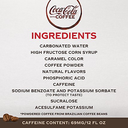 Coca-Cola Soda with Coffee Dark Blend Can - 12 Fl. Oz. - Image 5