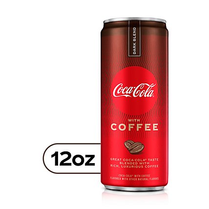 Coca-Cola Soda with Coffee Dark Blend Can - 12 Fl. Oz. - Image 1