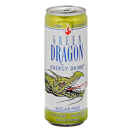 Green Dragon Sugar Free Energy Drink - 12 FZ - Image 3