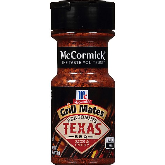 McCormick Grill Mates Texas BBQ Seasoning - 2.5 Oz