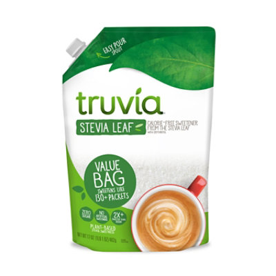 Truvia Calorie Free Sweetener From The Stevia Leaf Spoonable Refill Bag - 17 Oz