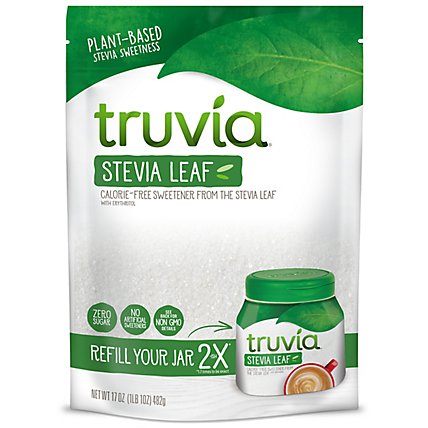 Truvia Calorie Free Sweetener From The Stevia Leaf Spoonable Refill Bag - 17 Oz - Image 1