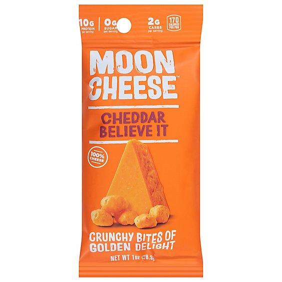 Moon Cheese Cheese Snack Cheddar - 1 OZ
