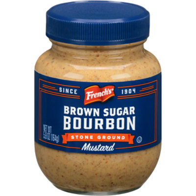 French's Brown Sugar Bourbon Stone Ground Mustard - 5.8 Oz