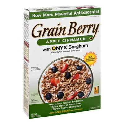 Grain Berry Apple Cinnamon Toasted Oats Cereal - 12 OZ - Image 1