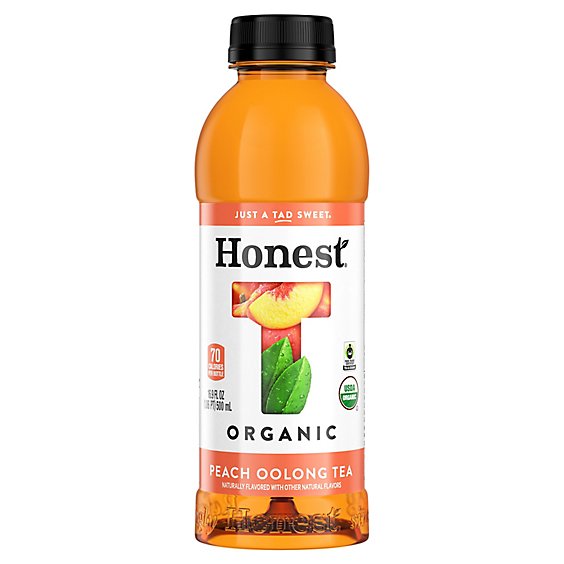Honest Peach Oolong Tea-ko Bottle - 16.9 FZ