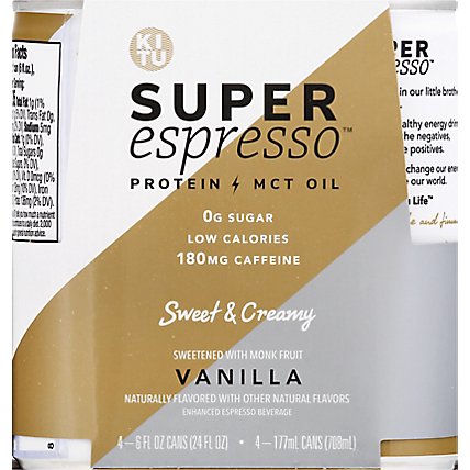 Super Espresso Vanilla 4 Pack - 24 FZ