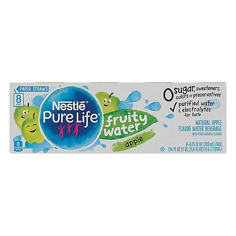 Nestle Pure Life Fruity Apple Water - 8-6.75 FZ