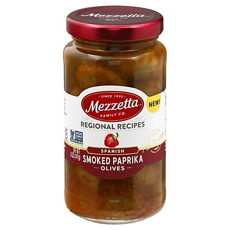 Mezzetta Spanish Smoked Paprika Olives - 5 OZ