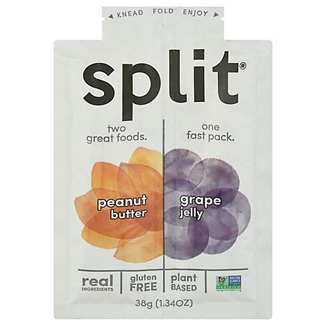Split Nutrition Squeeze Pnt Bttr N Grape - 1.34 OZ