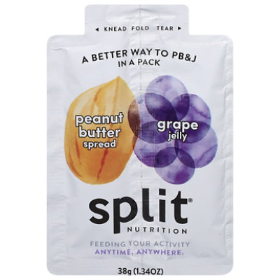 Split Nutrition Squeeze Pnt Bttr N Grape - 1.34 OZ