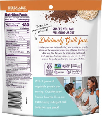 Crunchmaster Brownie Thins Salted Caramel - 3.54 Oz - Image 6