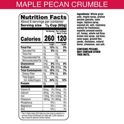 Bear Naked Granola NonGMO Project Verified and Kosher Dairy Maple Pecan - 12 Oz - Image 4