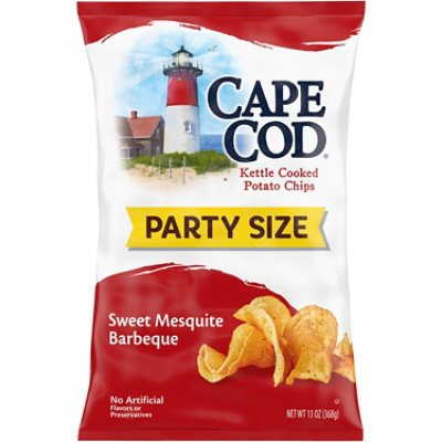 Cape Cod Sweet Mesquite Barbeque Kettle Cooked Potato Chips - 13 Oz - Image 1