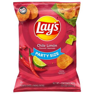 Lays Party Size Chili Limon Chip - 12.5 OZ - Image 1