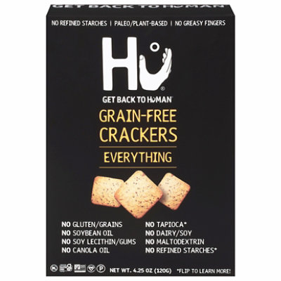 Hu Kitchen Everything Crackers - 4.25 OZ