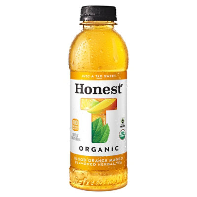 Honest Blood Orange Mango Flavored Herbal Tea-ko Bottle - 16.9 FZ