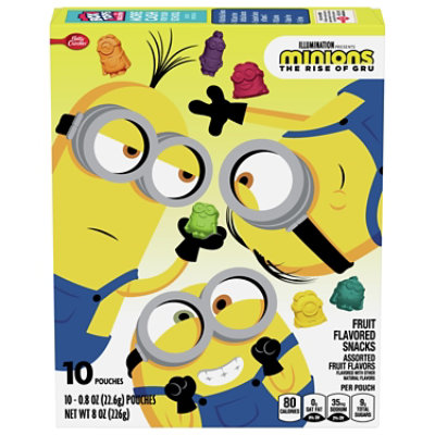  Betty Crocker Assorted Fruit Minions Fruit Snacks - 8 OZ 