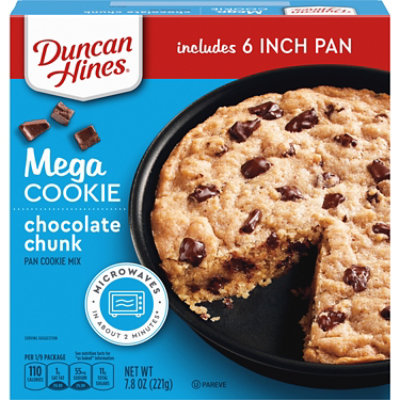  Duncan Hines Mega Cookie Choc Chunk Mix - 7.8 OZ 