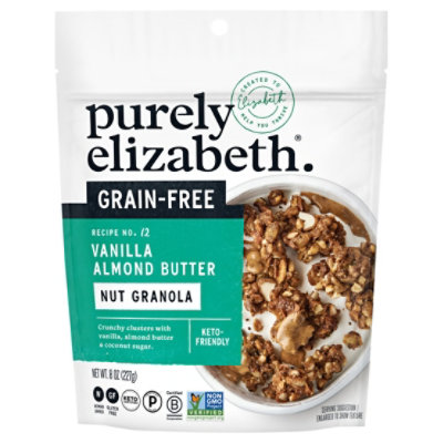 Purely Elizabeth Vanilla Almond Butter Grain Free Keto Granola - 8 Oz - Image 3