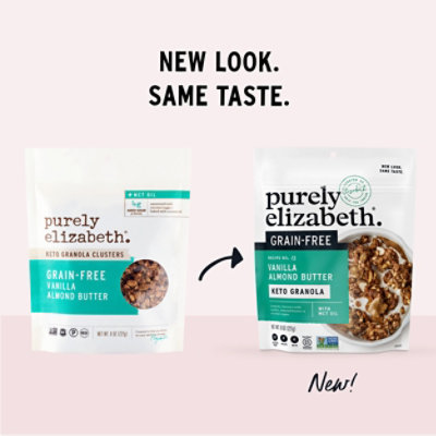 Purely Elizabeth Vanilla Almond Butter Grain Free Keto Granola - 8 Oz - Image 7