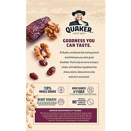 Quaker Instant Oatmeal Raisin, Date and Walnut - 8 Count - Image 6