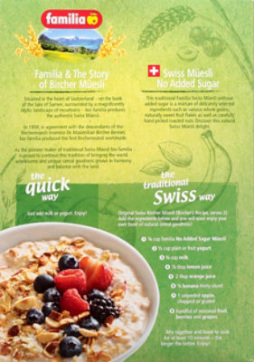 Familia Cereal Muesli Nosgr Added - 32 OZ - Image 6