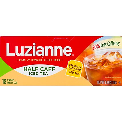 Luzianne Half Caff Family Tea - 18 CT - Image 2